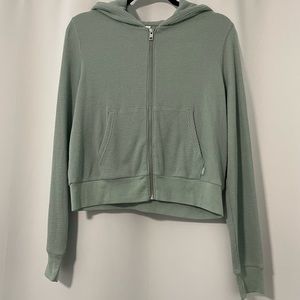 TNA waffle zip up jacket